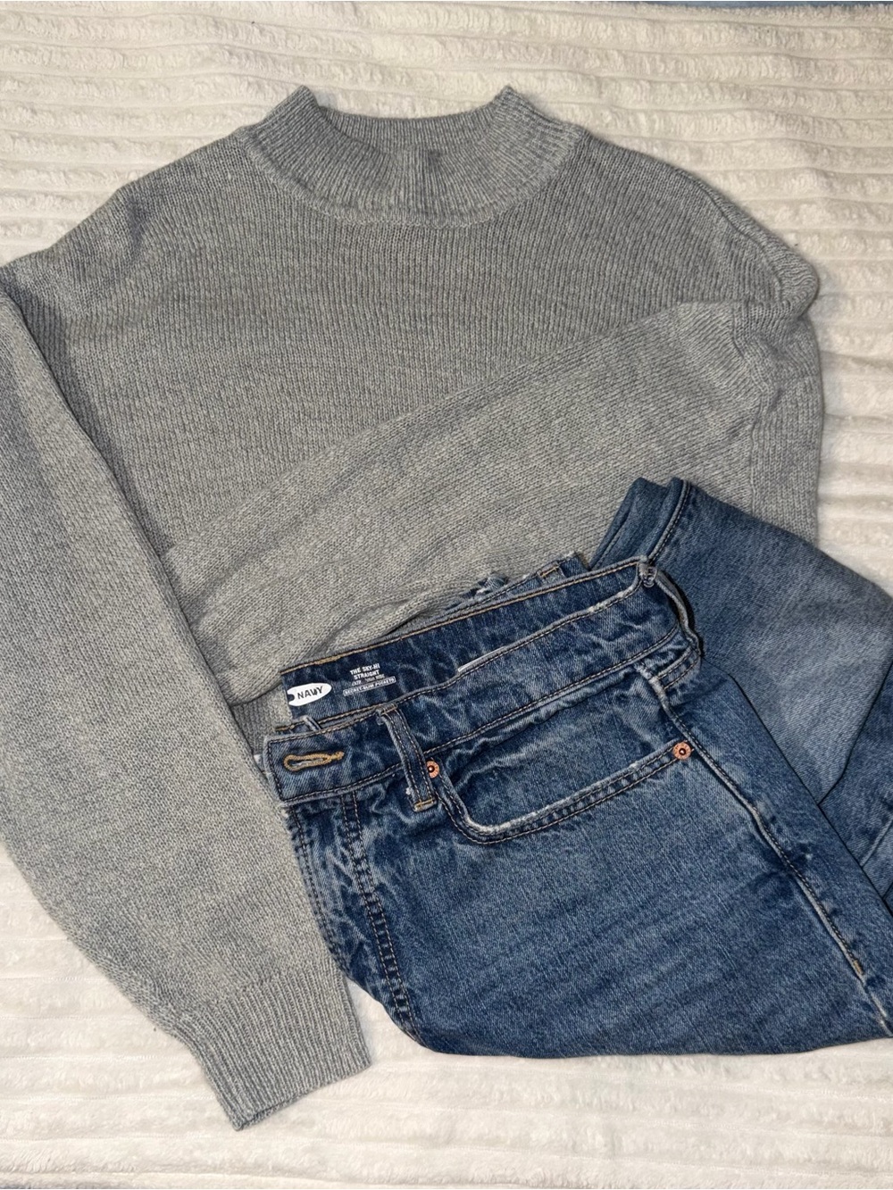 H&M Light Gray Turtleneck Sweater